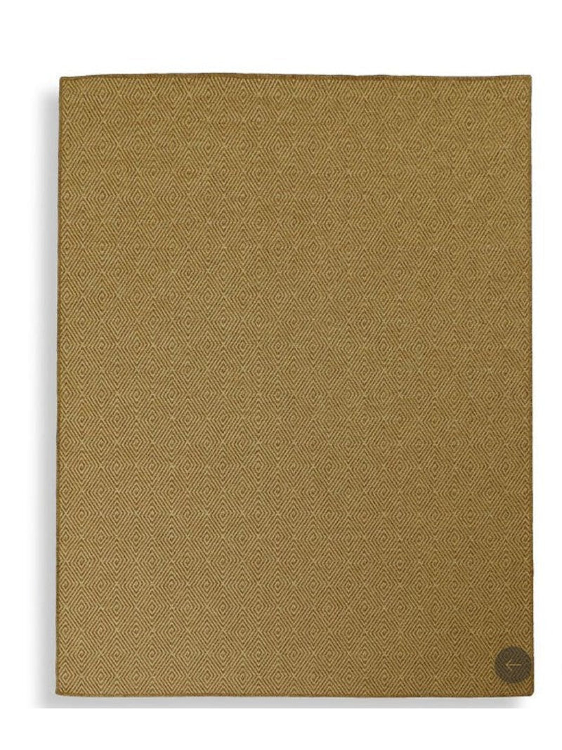 Maize Diamond Rug | Burnt Umber 8 x 10