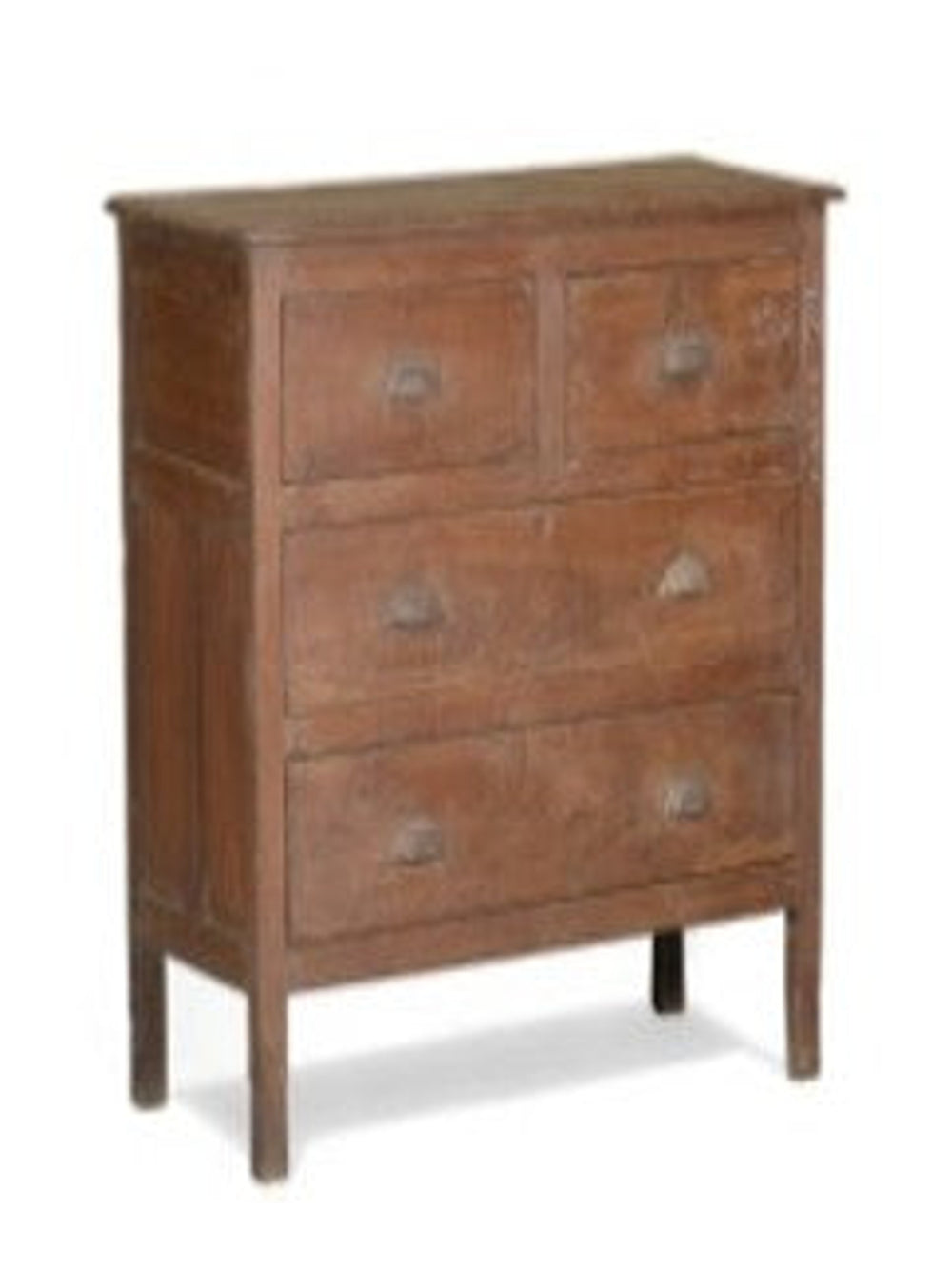 Old World Wooden 4 Drawer Chest