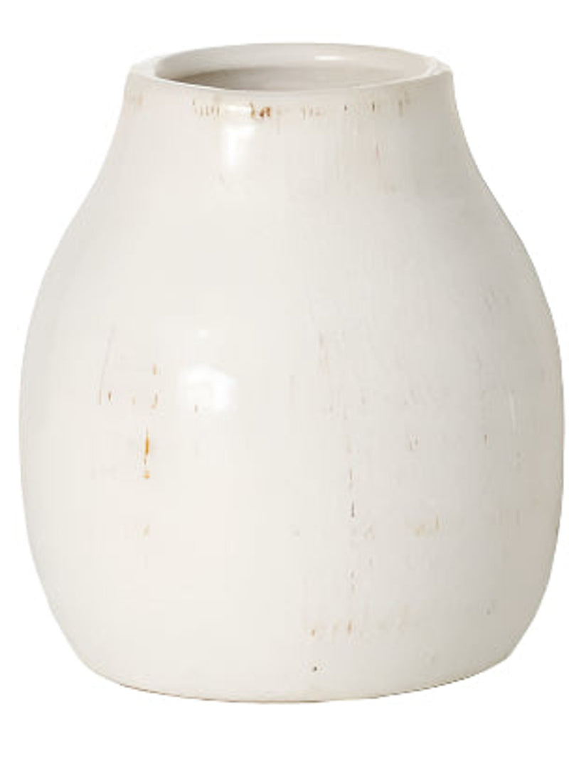 MD Glossy White Vase