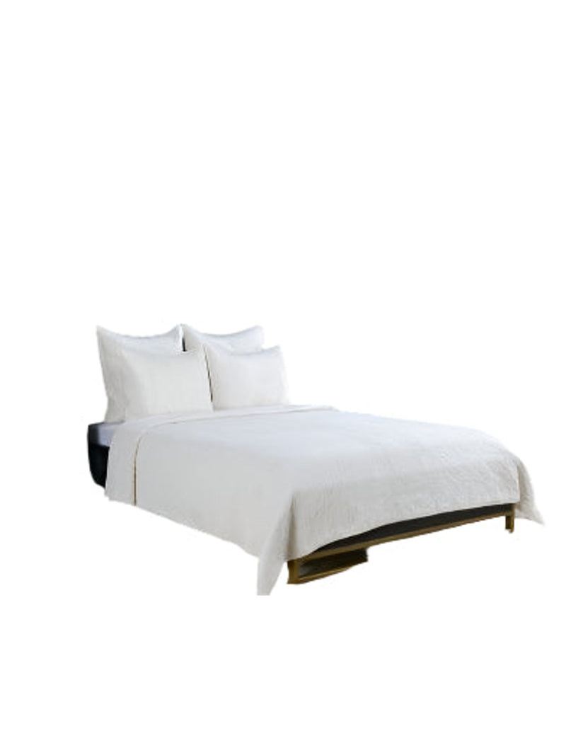 Bari Velvet 4PC King Bedding-Cloud
