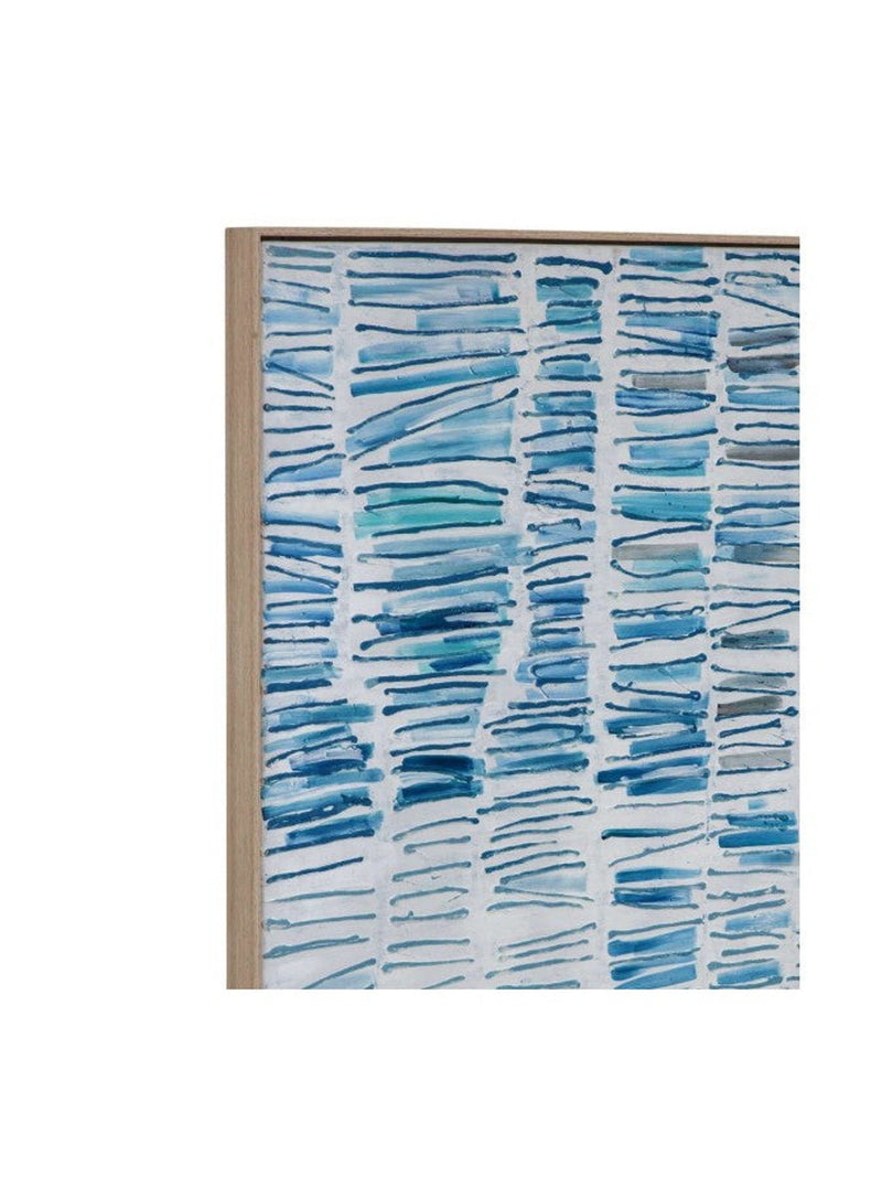 Blue Gail Framed Canvas