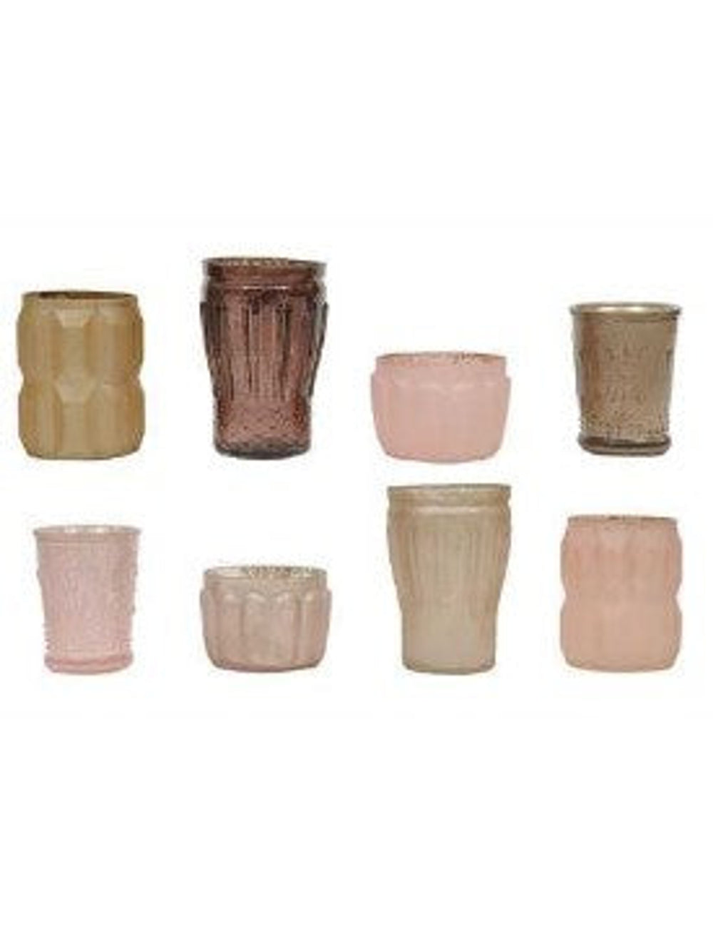 Assorted Pink And Taupe Tealight Holder