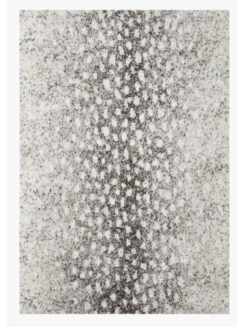 Bliss Shag Rug | Grey White 8X10