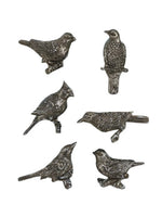 Pewter Bird Magnets - S|6