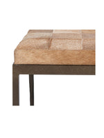 Achen 60" Hair on Hide Bench | Canyon Sand