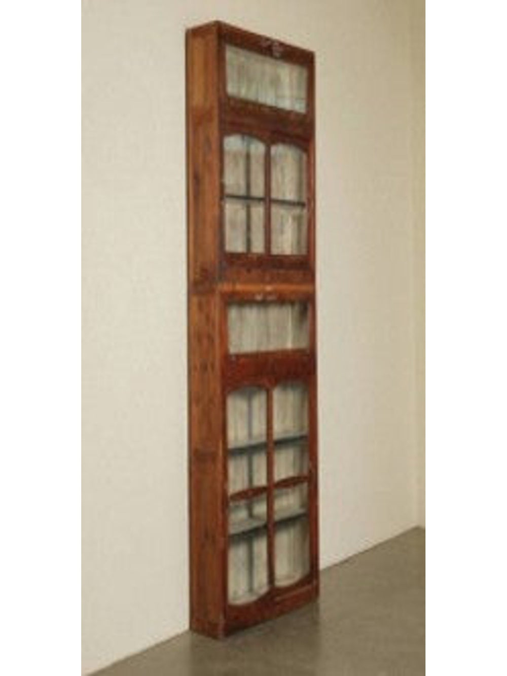 Glass and Wood  2 Piece Cabinet