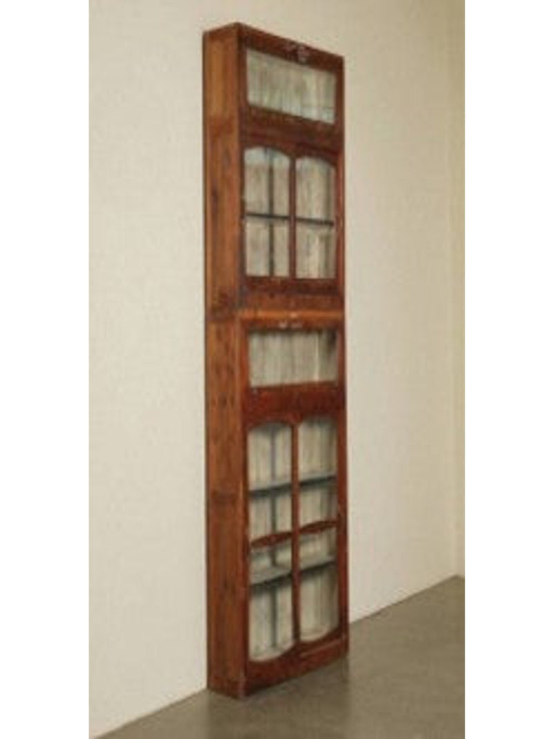Glass and Wood  2 Piece Cabinet