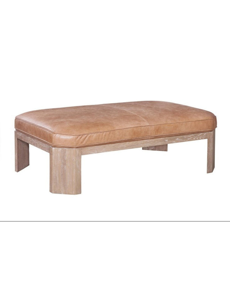 Patricio Leather Ottoman