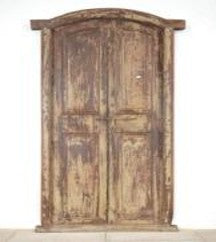 Unique Wood Door with Frame