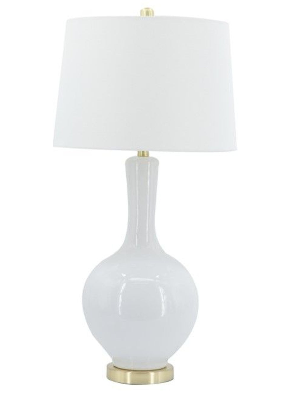 Carla Lamp | Glossy White