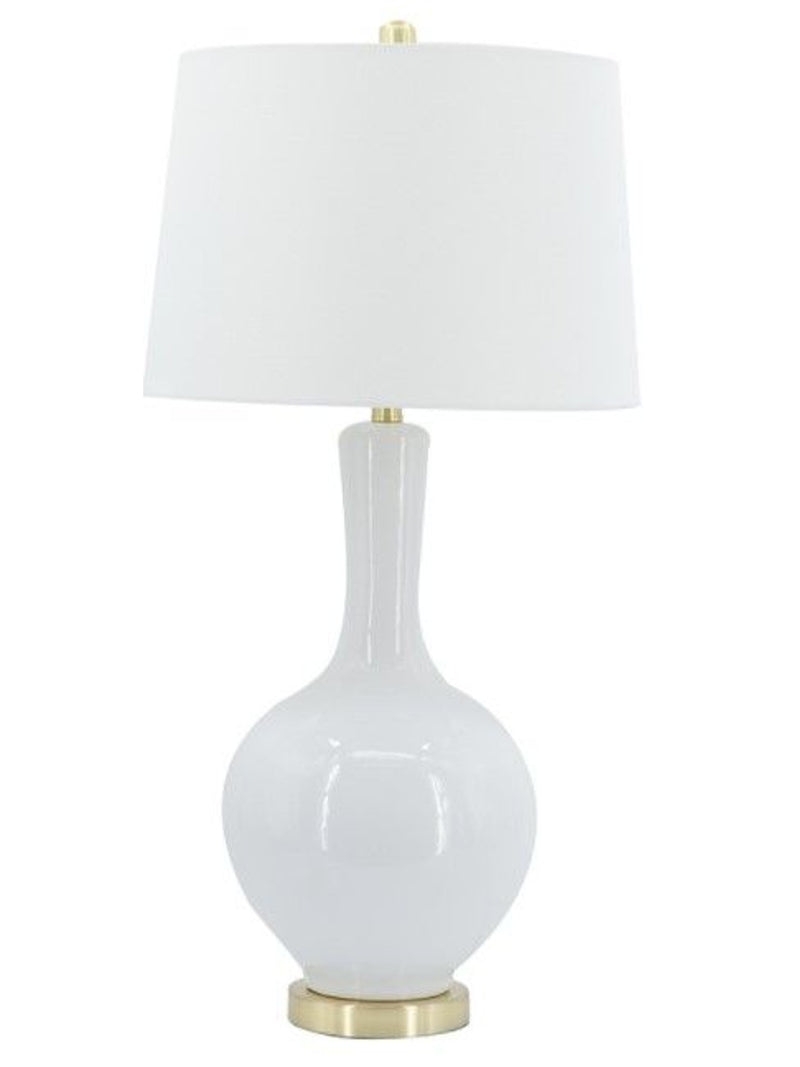 Carla Lamp | Glossy White