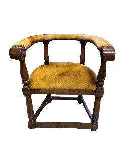 Hair on Hide Captain's Chair
