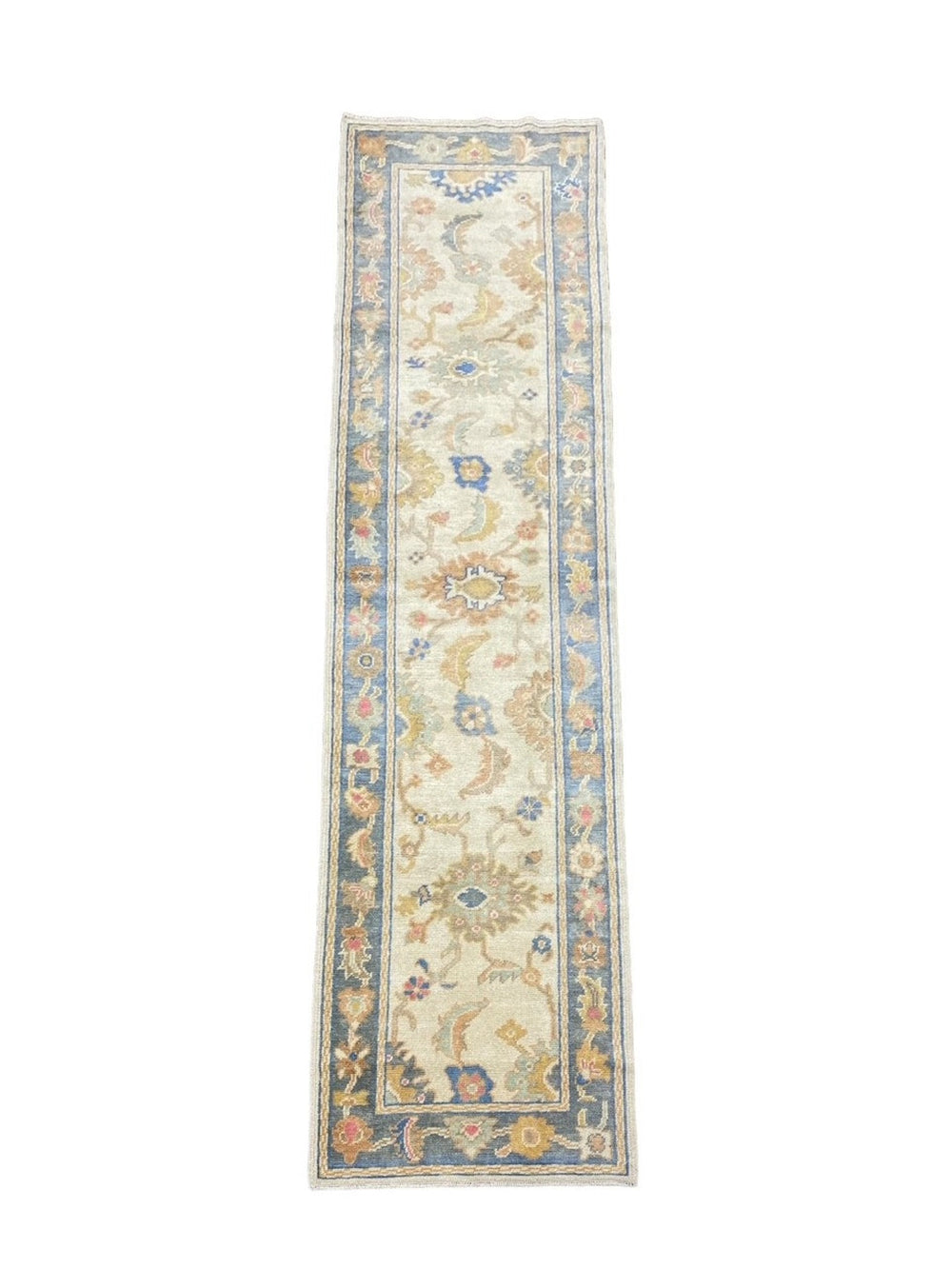 Turkish Oushak Rug 3 | 3' x 12'4"