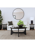 Dunnigan Round End Table | Black