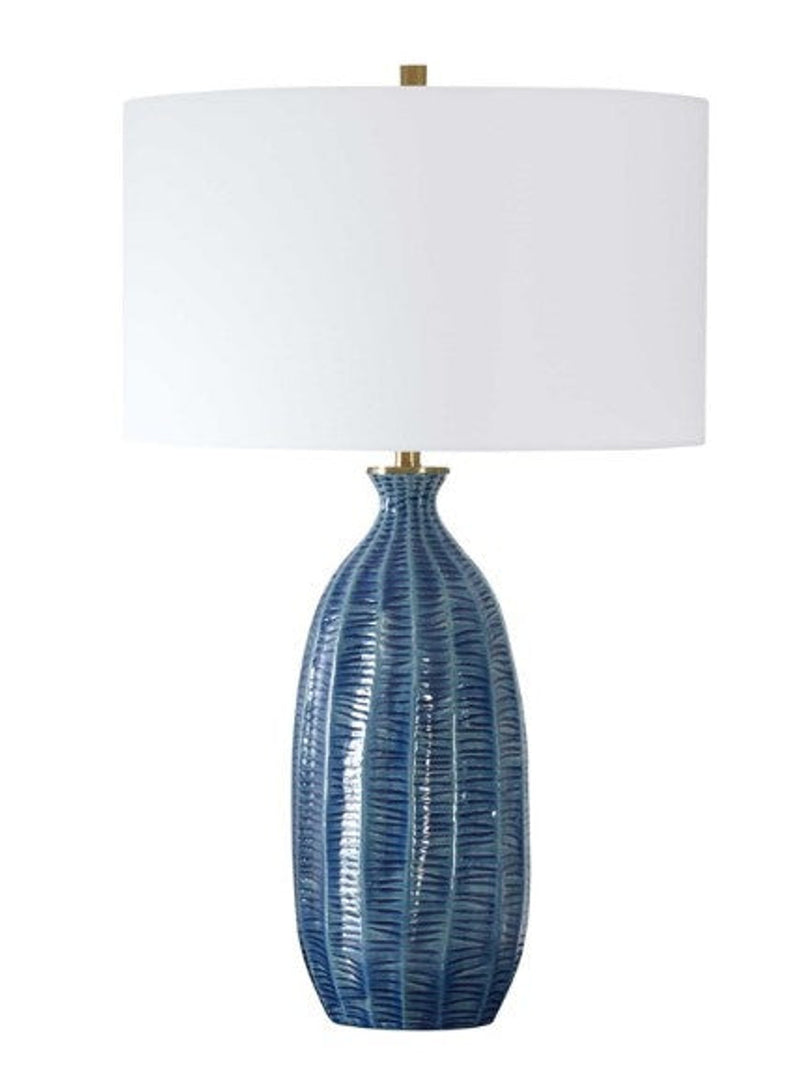 Bixby Blue Table Lamp
