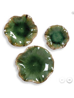 Abella Green Medium Ceramic Wall Decor