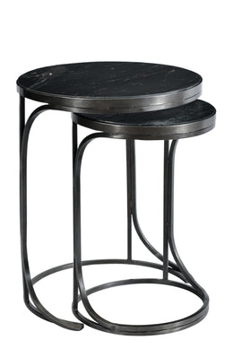 Aiden Nesting Tables S/2 BLK