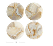 Round Agate Coasters, Multi Color