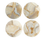 Round Agate Coasters, Multi Color