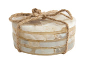 Round Agate Coasters, Multi Color