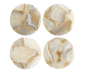 Round Agate Coasters, Multi Color