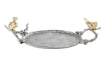 Alana Tray w/Birds on Handles 14”