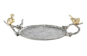Alana Tray w/Birds on Handles 14”