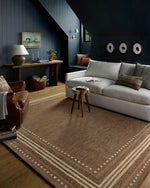 Wool Runner|Bark/Natural 2.5" x 7'5"