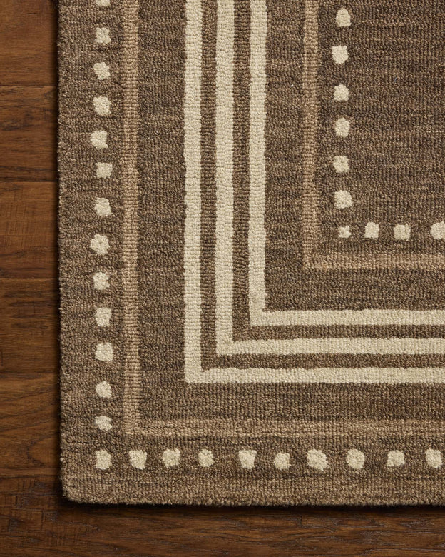Wool Runner|Bark/Natural 2.5" x 7'5"