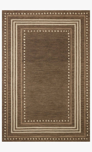 Wool Runner|Bark/Natural 2.5" x 7'5"