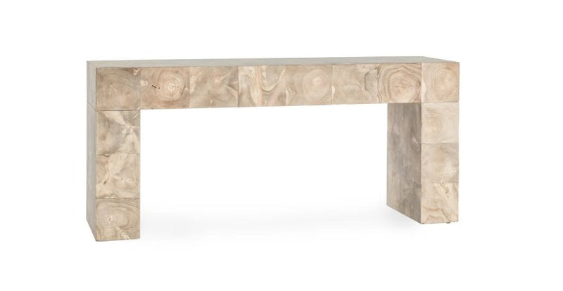 Anders Solid Wood Console Table | Cream Wash