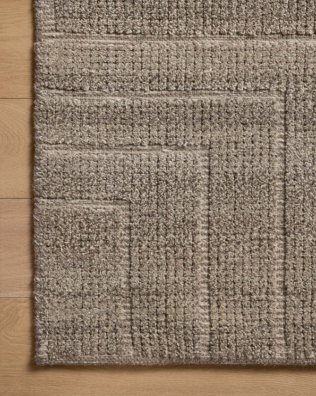 Asha Wool Rug| Bark 7'9" x 9'9"