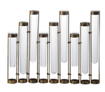 Angie Staggered Glass Vial Vase