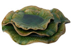 Abella Green Small Ceramic Wall Decor