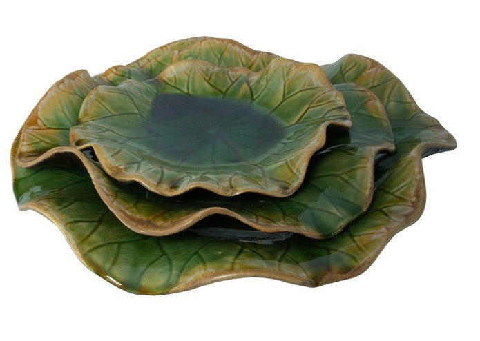 Abella Large Green Ceramic Wall Decor