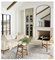 Bliss Shag Rug | Grey White 8X10