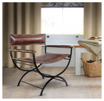 Sienna* Leather Folding Chair