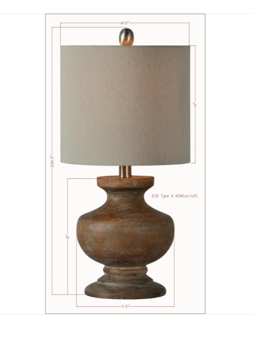 Baker Table Lamp