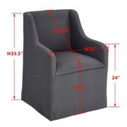 Barber Dining Chairs | Charcoal