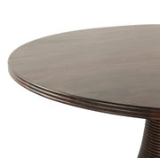 Bijou Round Dining Table | Dark Sienna