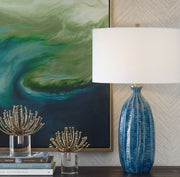 Bixby Blue Table Lamp