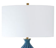 Bixby Blue Table Lamp