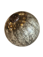Blk Oxidized Ball Ornament