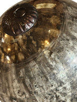 Blk Oxidized Ball Ornament