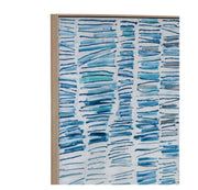 Blue Gail Framed Canvas