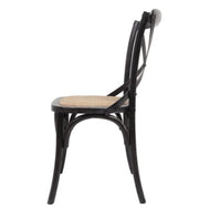 Brody X-Back Dining Chair | Black