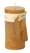 Brown Sugar 4" Timber Pillar Candle