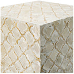 Capiz Block Stool