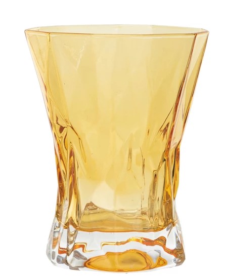 Amber Drinking Glass