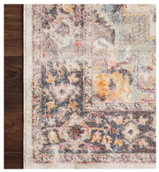 Clara Ivory | Charcoal Rug 8X10